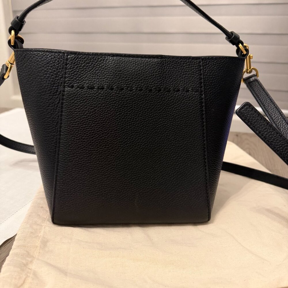 Tory Burch Black Crossbody Bag with Gold Accents - Picture 3 of 6